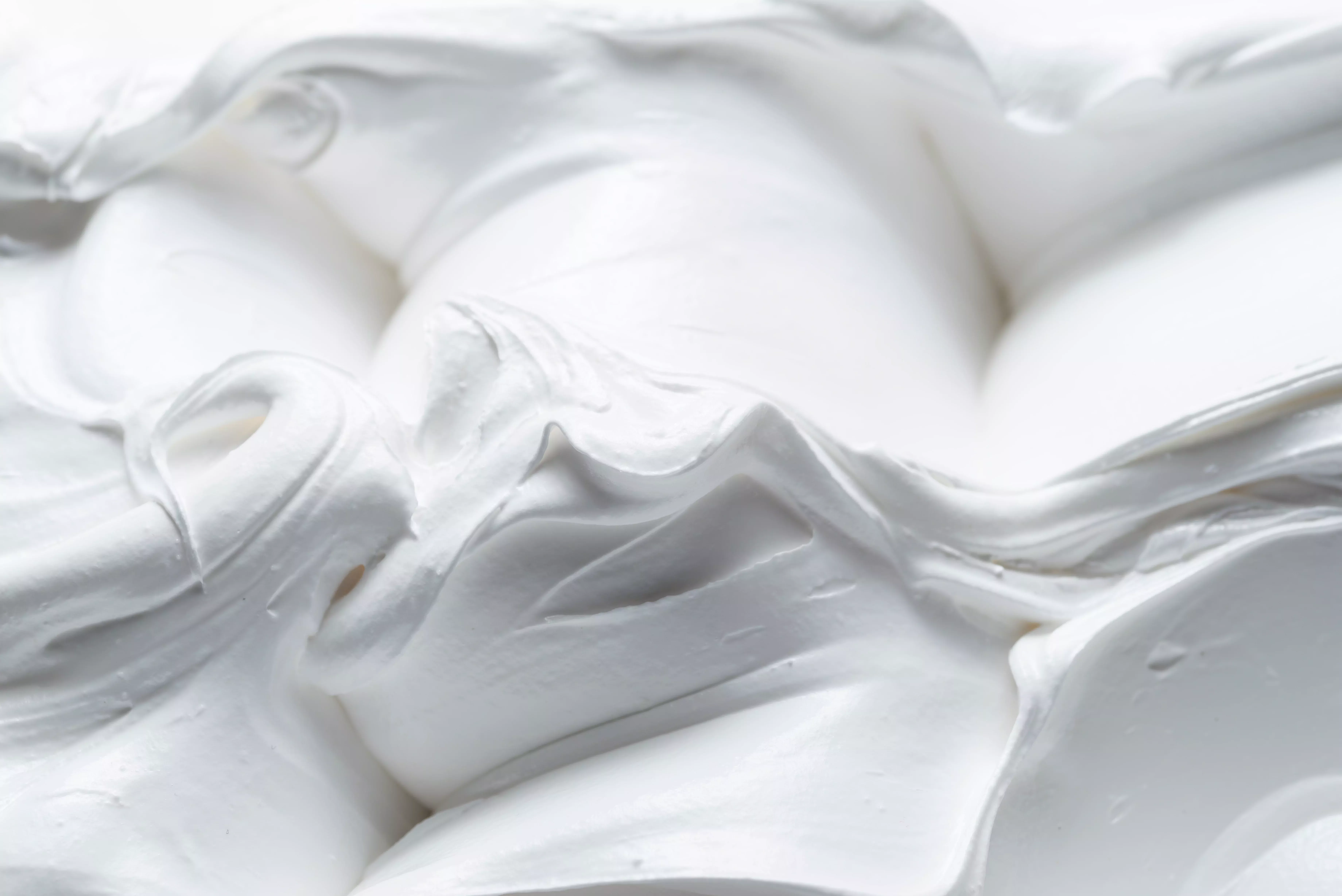 Gros plan sur une pâte blanche