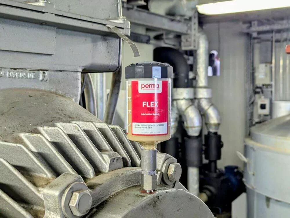 Distributeur Perma utilisé sur une machine