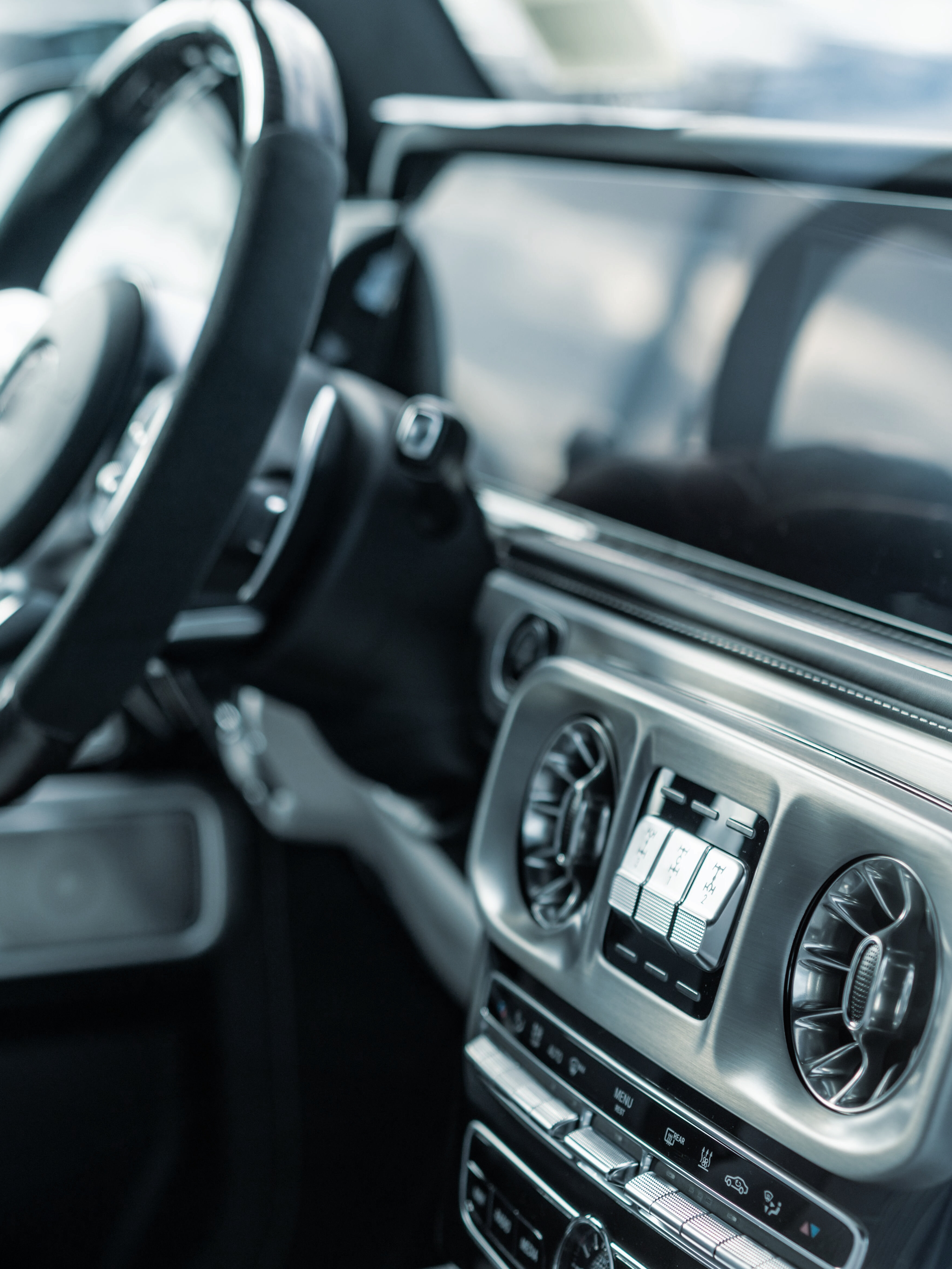 Intérieur d'une voiture