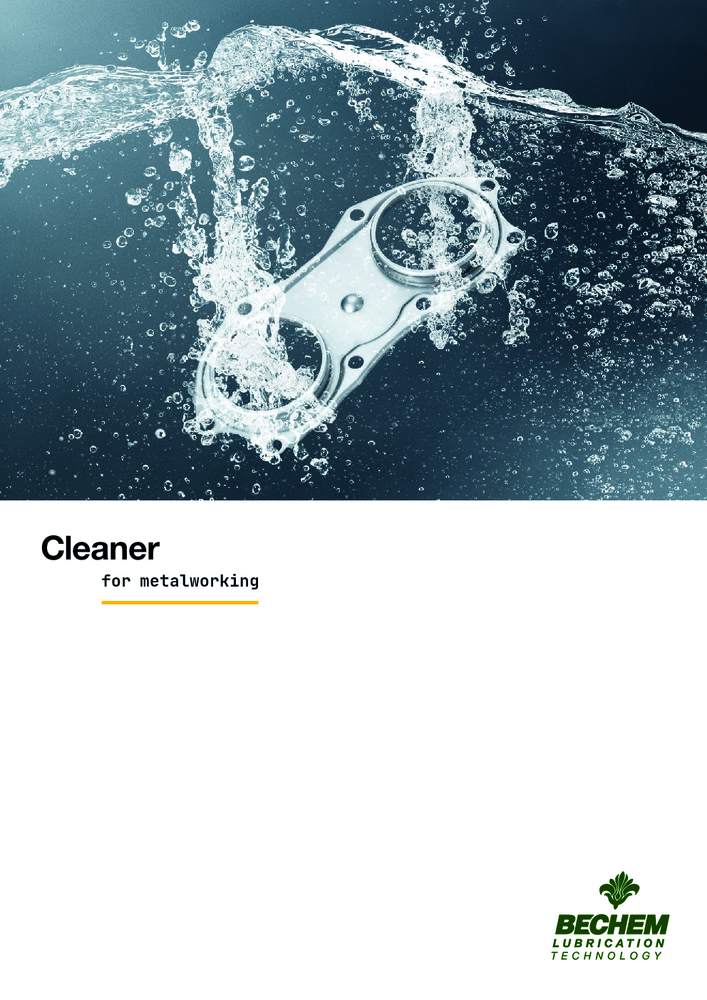Cleaner for metalworking
