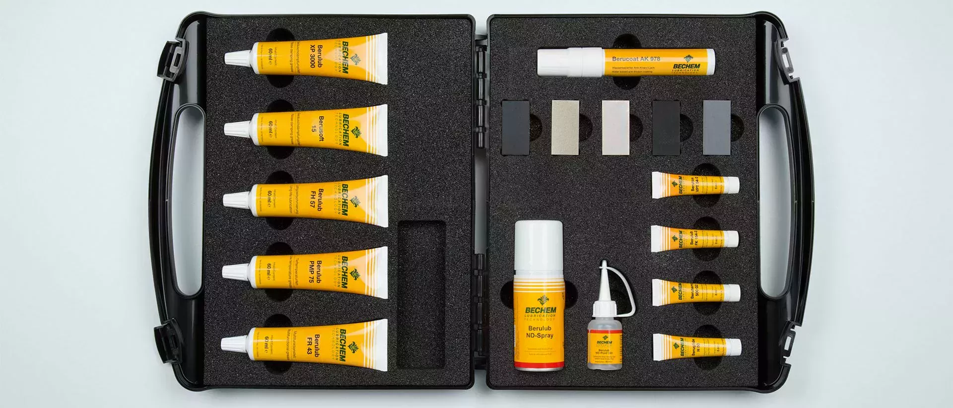 Coffret d'amortissement des bruits ouvert de BECHEM